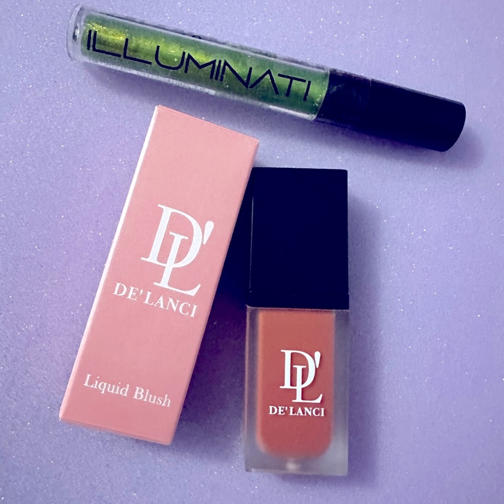 2/$25 DE’ LANCE LIQUID BLUSH and ILLUMINATI PH BALANCED LIP GLOSS- BRAND NEW